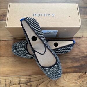 Rothy's Max Square Mary Jane Flats, Star Studded, Size 9.5 (fits like 9)